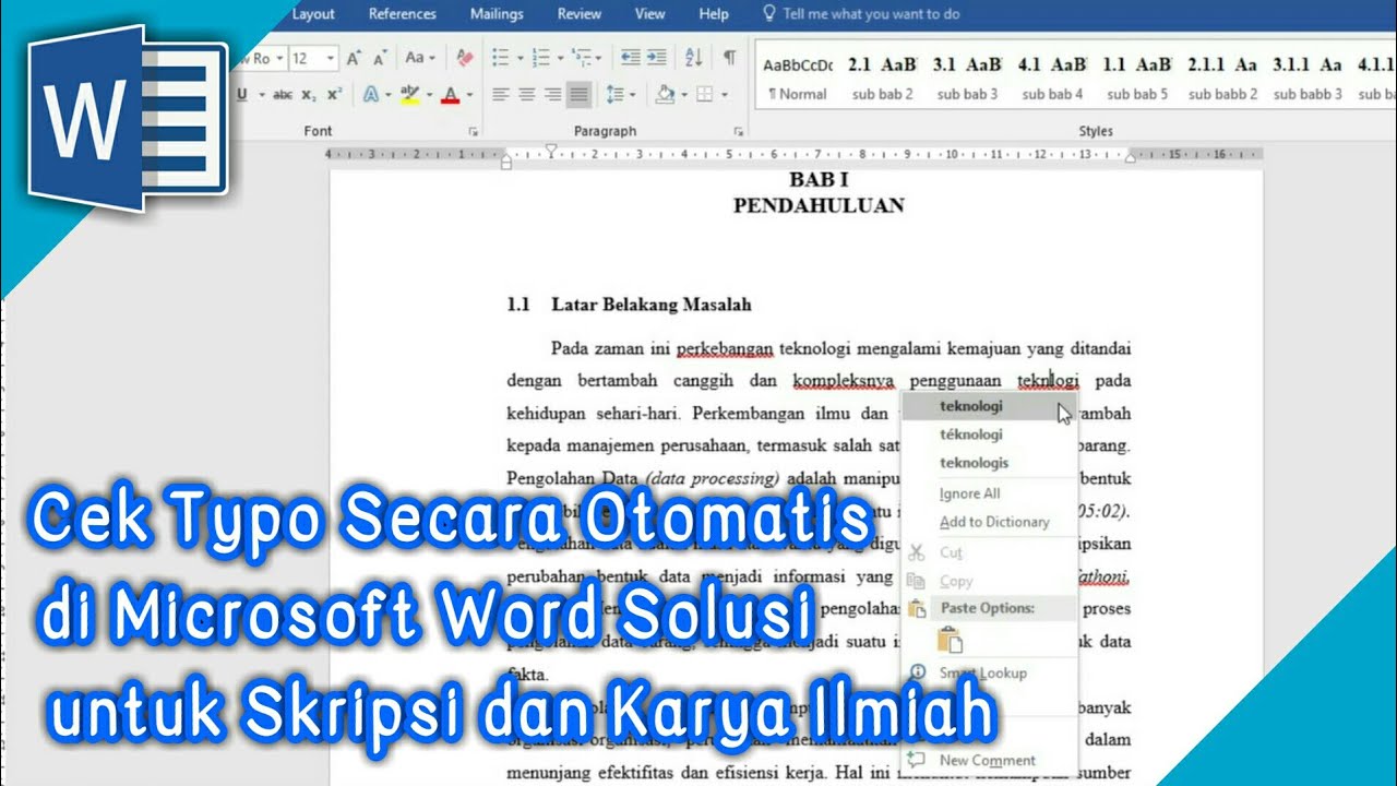 3 Cara Cepat Mendeteksi Typo di Word yang Jarang Diketahui