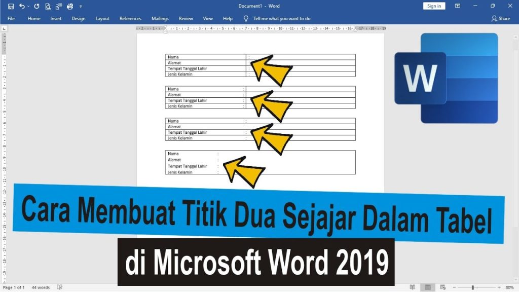 3 Cara Mensejajarkan Titik Dua di Word, Selama Ini Salah 3 Cara Mensejajarkan Titik Dua di Word, Selama Ini Salah