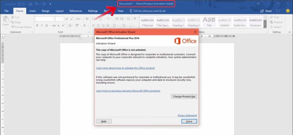 5 Cara Memperbaiki Microsoft Word Product Activation Failed 2019 yang Terbukti
