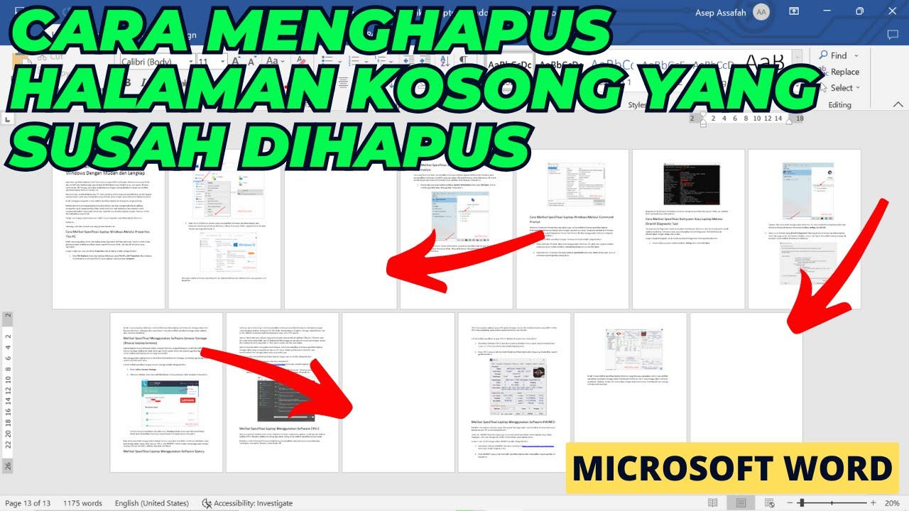 5 Cara Menghapus Halaman yang Tidak Terpakai di Word 2026, Ternyata Semudah Ini! 5 Cara Menghapus Halaman yang Tidak Terpakai di Word 2026, Ternyata Semudah Ini!