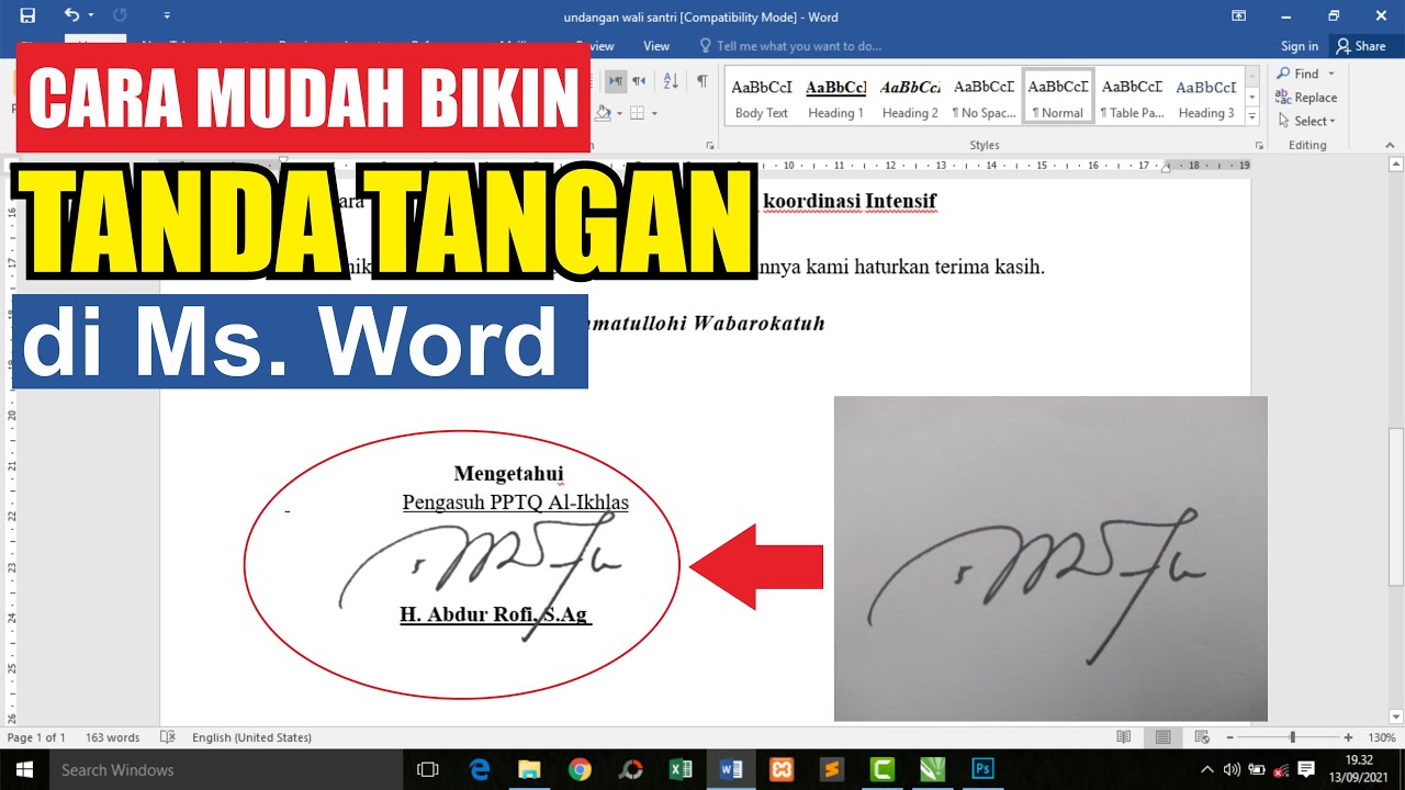 5 Cara Menyisipkan TTD di Word: Ternyata Bisa untuk Membuat Logo Juga!