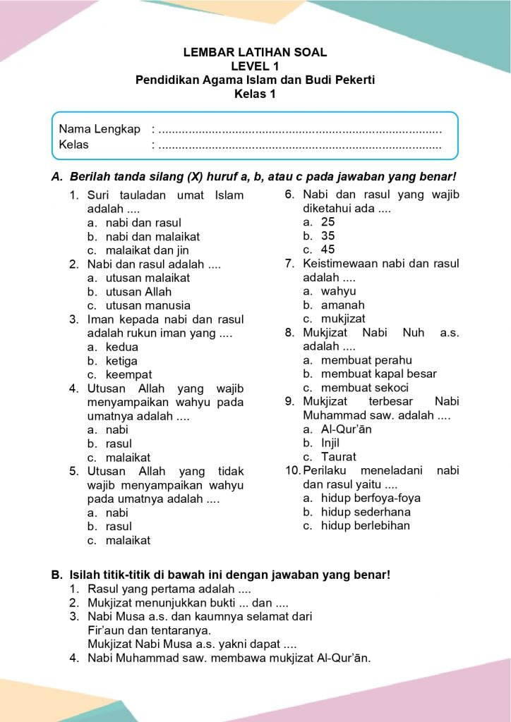 5 Rahasia Menjawab Soal Agama Islam Kelas 1 Patuh Kepada Orang Tua Agar Nilai Sempurna 5 Rahasia Menjawab Soal Agama Islam Kelas 1 Patuh Kepada Orang Tua Agar Nilai Sempurna