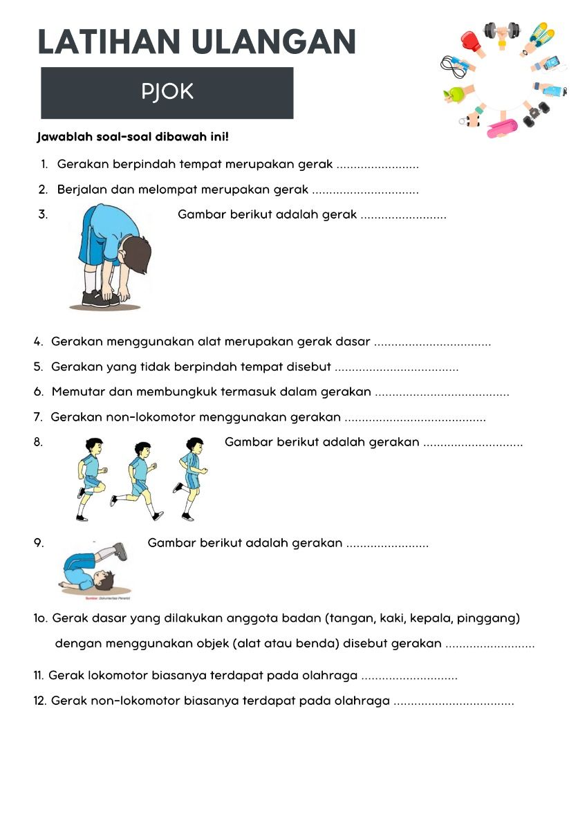 5 Soal Gerak Lokomotor Kelas 3 yang Sering Muncul di SAT IPAS 2026, Wajib Tahu!