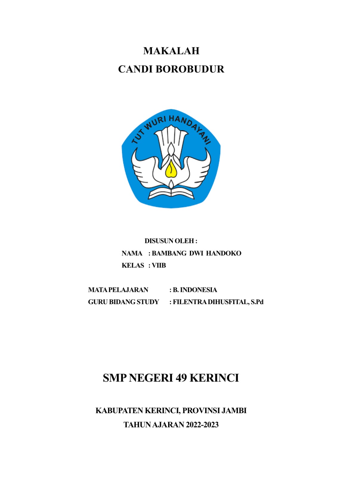 7 Contoh Soal PKN tentang Pancasila Kelas 1 SD Semester Ganjil yang Bantu Nilai Tinggi