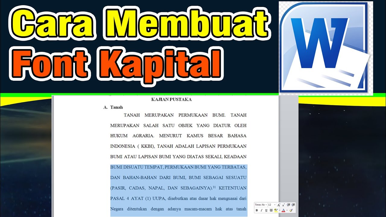 7 Langkah Mudah Mengubah Font Menjadi Kapital di Word Tanpa Ruler yang Sering Terlewat 7 Langkah Mudah Mengubah Font Menjadi Kapital di Word Tanpa Ruler yang Sering Terlewat