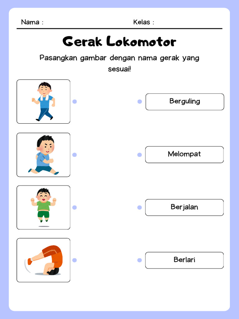 7 Rahasia Soal Gerak Lokomotor Kelas 1 yang Terbukti Bantu Anak Kuasai Motorik Cepat
