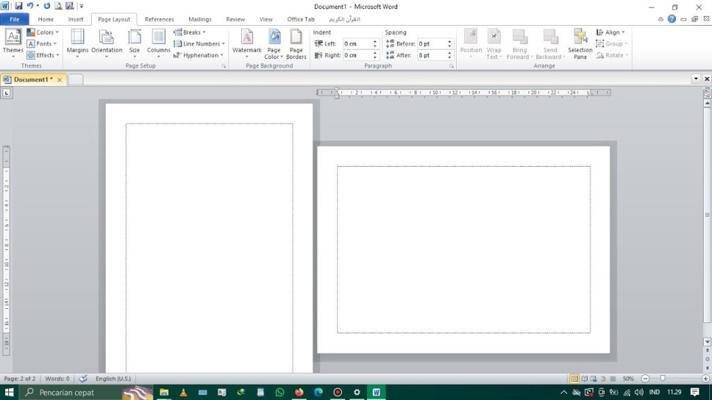 Akhirnya Terungkap Cara Membuat Landscape dan Portrait dalam Satu File Word 2010! Akhirnya Terungkap Cara Membuat Landscape dan Portrait dalam Satu File Word 2010!