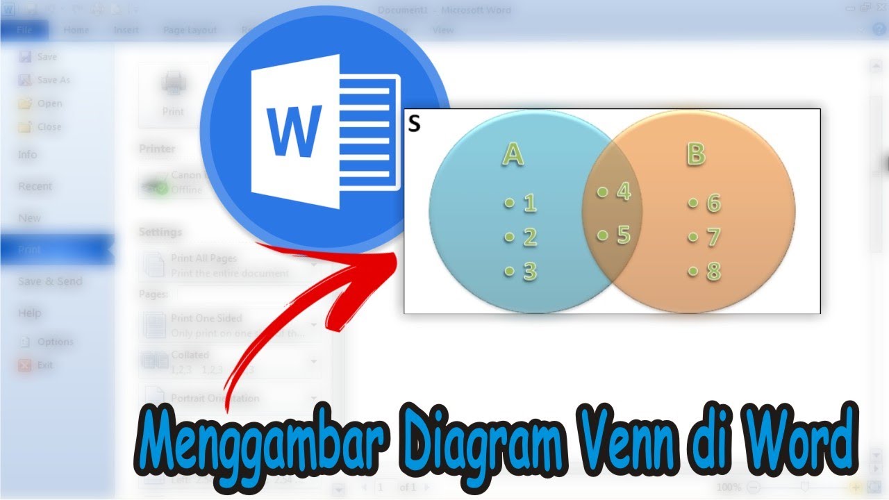 Cara Membuat Diagram Ven di Word dengan Cepat dan Mudah untuk Pemula di Tahun 2026