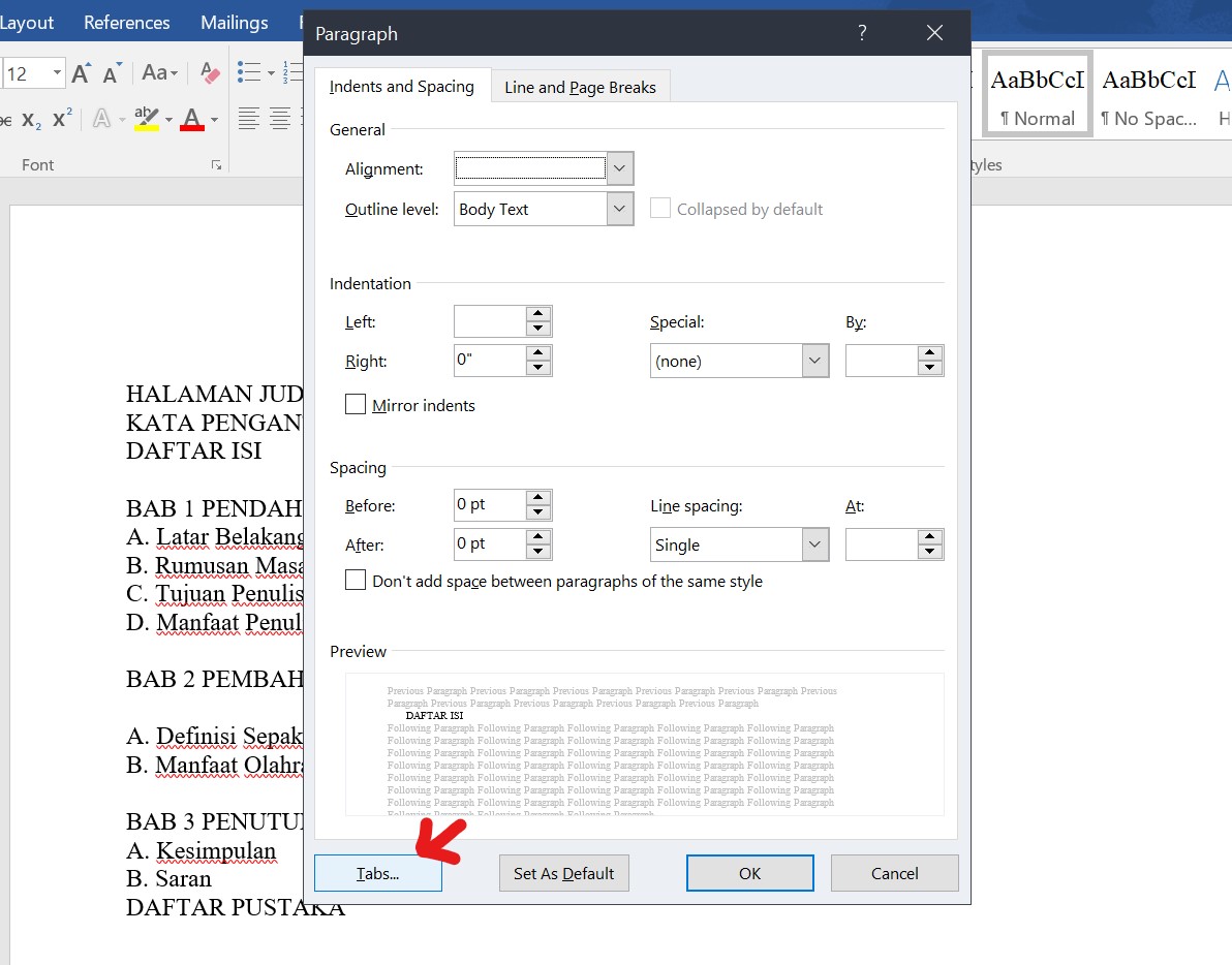 Cara Membuat Titik Titik Isian di Word yang Rapi dan Profesional, Ternyata Semudah Ini