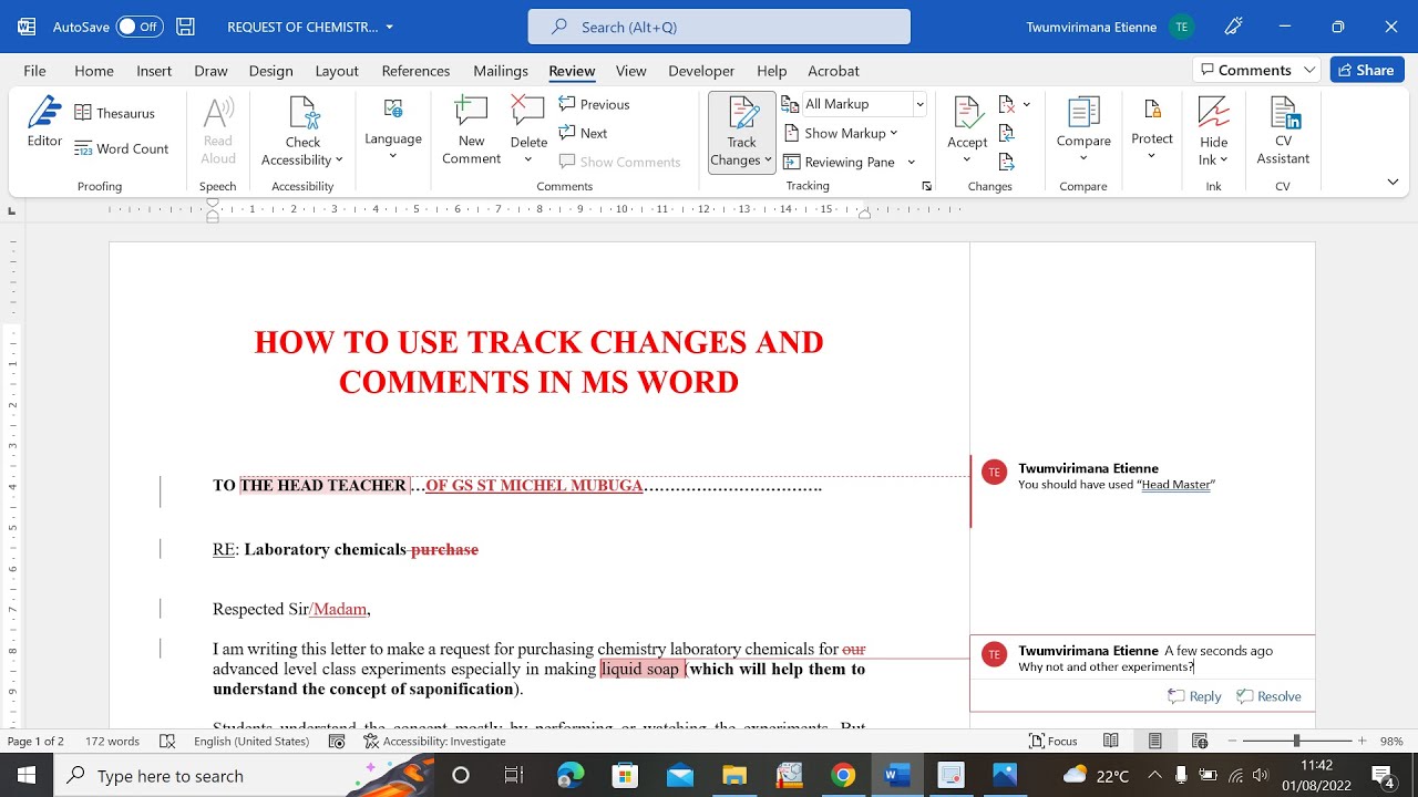 How To Track Word Changes How To Track Changes In Word PRVYFA