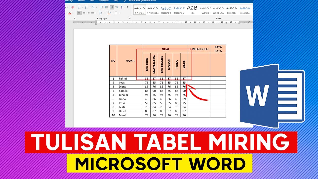 Cara Memiringkan Tabel di Word Ternyata Semudah Ini, 7 Langkah Terbukti Berhasil dan Wajib Tahu Sebelum Terlambat Cara Memiringkan Tabel di Word Ternyata Semudah Ini, 7 Langkah Terbukti Berhasil dan Wajib Tahu Sebelum Terlambat