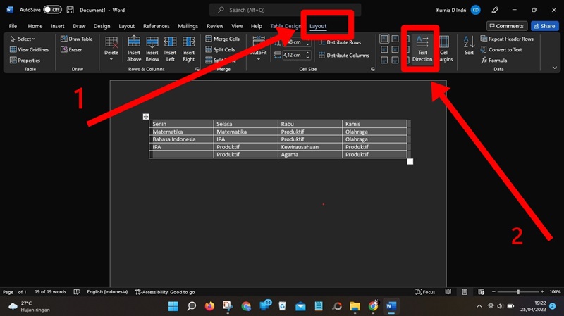 Cara Memutar Tabel di Word Ternyata Semudah Ini, Wajib Tahu Agar Dokumenmu Rapi dan Profesional Cara Memutar Tabel di Word Ternyata Semudah Ini, Wajib Tahu Agar Dokumenmu Rapi dan Profesional