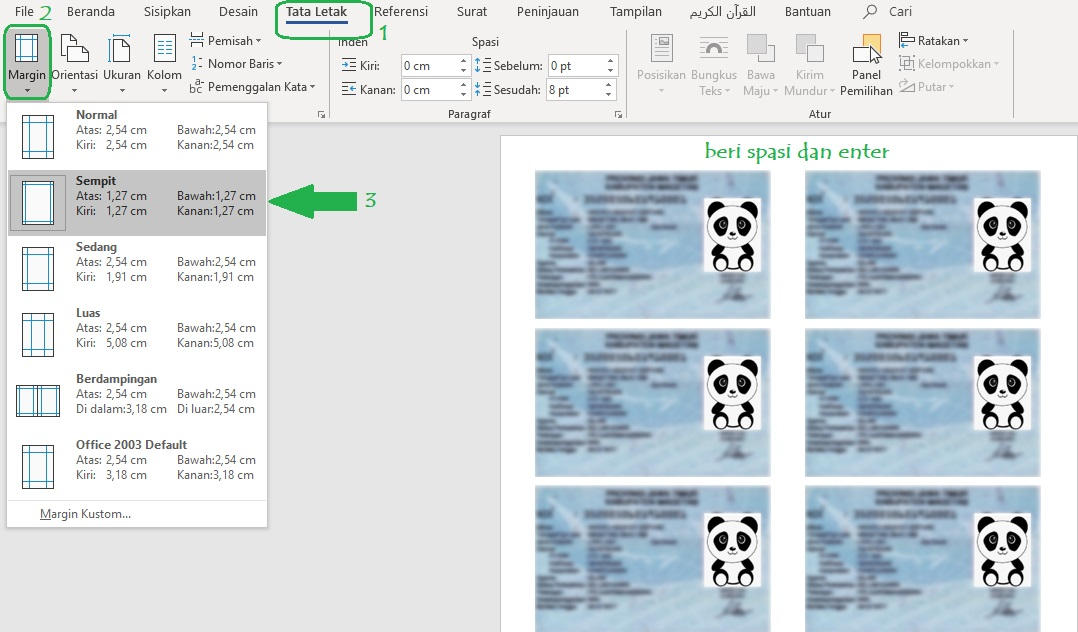 Cara Setting Print Ukuran KTP di Word yang Benar Agar Hasilnya Presisi dan Tidak Terpotong