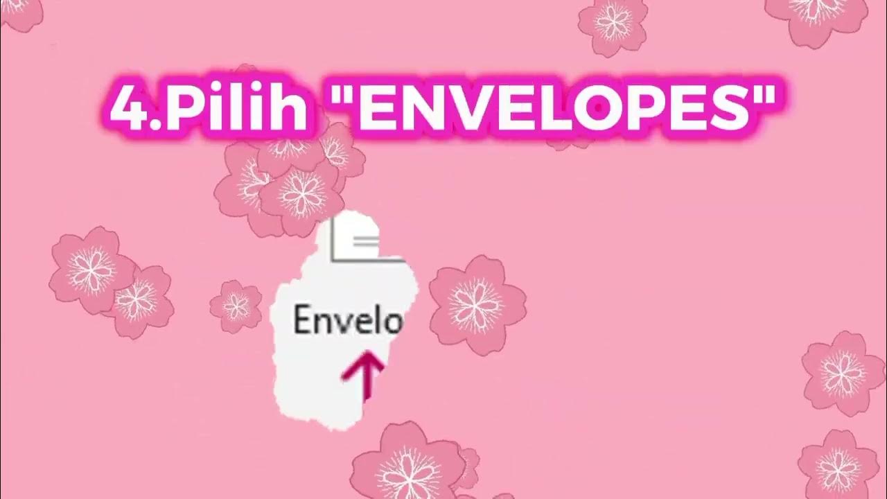 Cara membuat amplop di Microsoft word - YouTube Cara membuat amplop di Microsoft word - YouTube