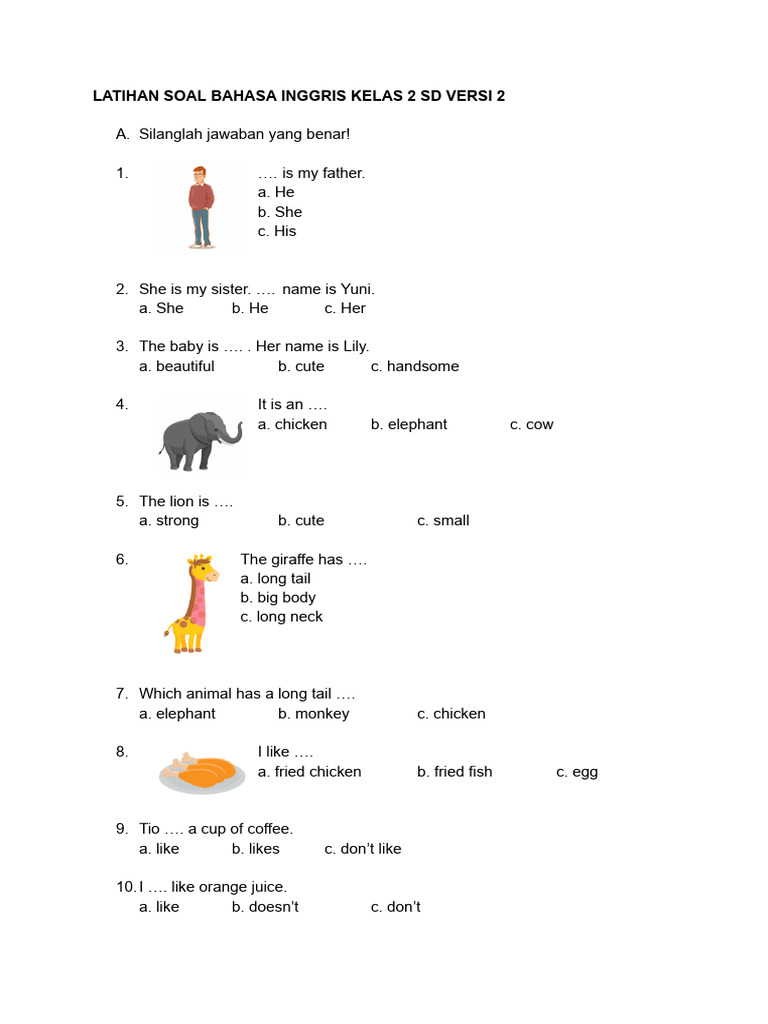 Latihan Soal Bahasa Inggris Kelas 2 Tentang Kendaraan Ini Ternyata Sangat Seru dan Mudah