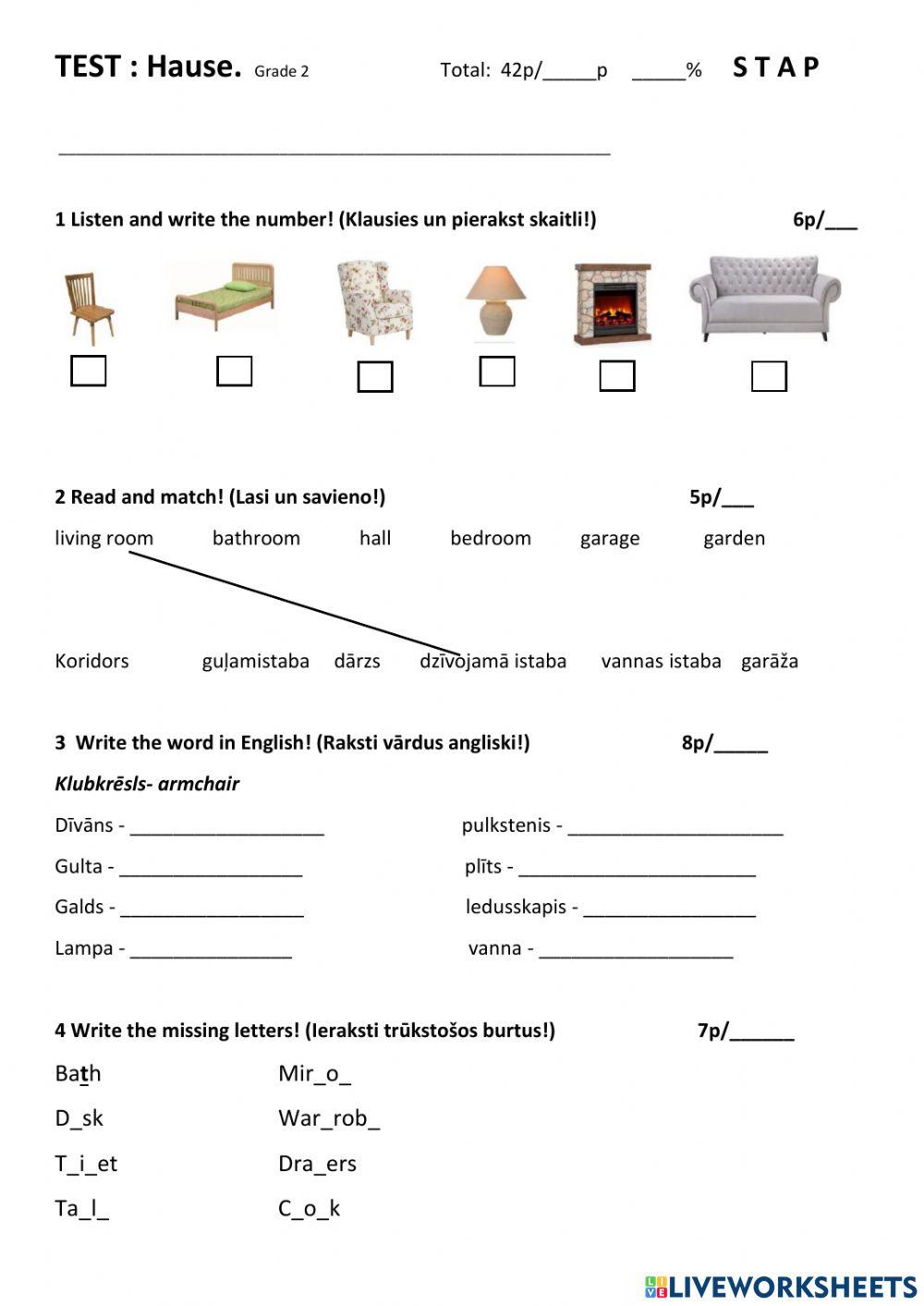 Latihan Soal Bahasa Inggris Kelas 2 Tentang My House Ini Ternyata Sangat Ampuh
