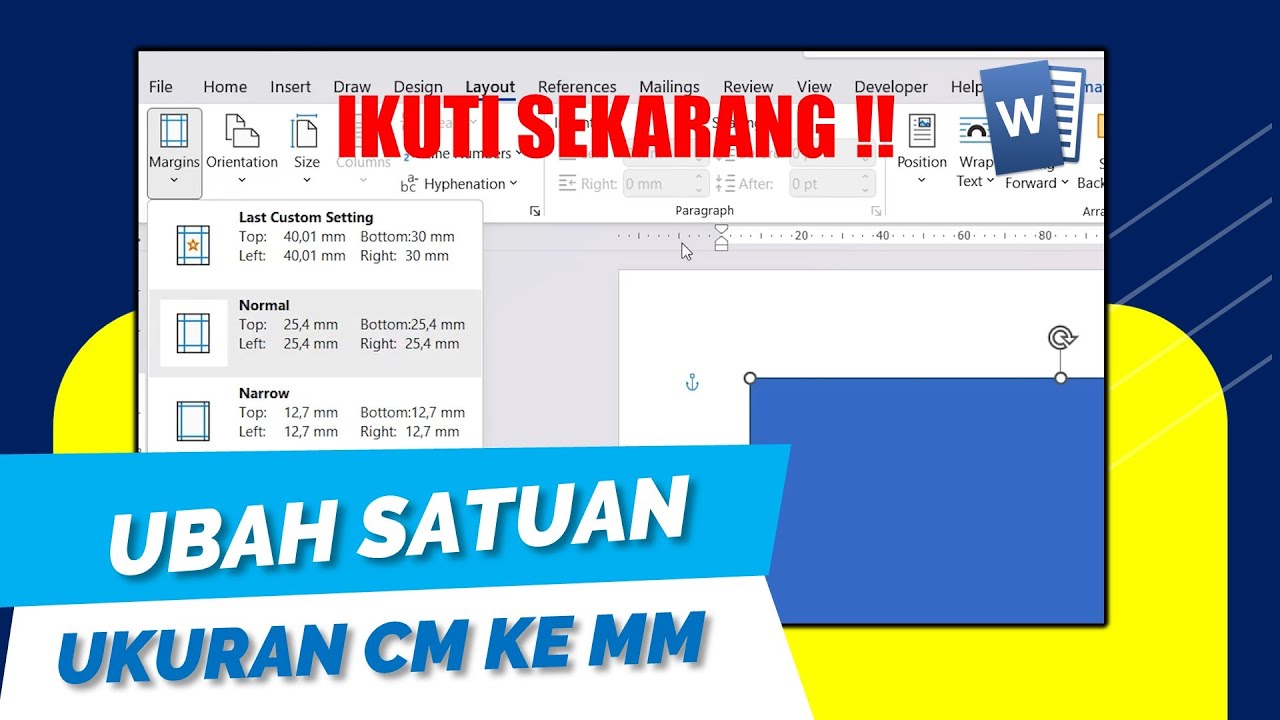 Terbukti 5 Cara Cepat Mengubah Format cm ke mm di Wicrosoft Word Tanpa Ribet Terbukti 5 Cara Cepat Mengubah Format cm ke mm di Wicrosoft Word Tanpa Ribet