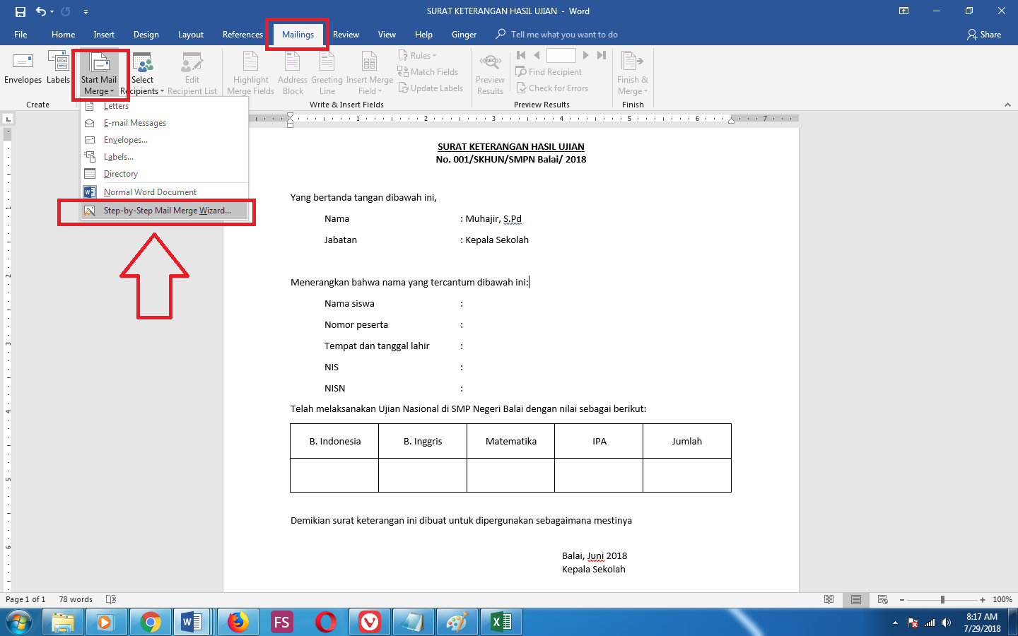 Terbukti 7 Langkah Praktis mengubah format mail merge di word 2016 Sebelum Dokumen Gagal