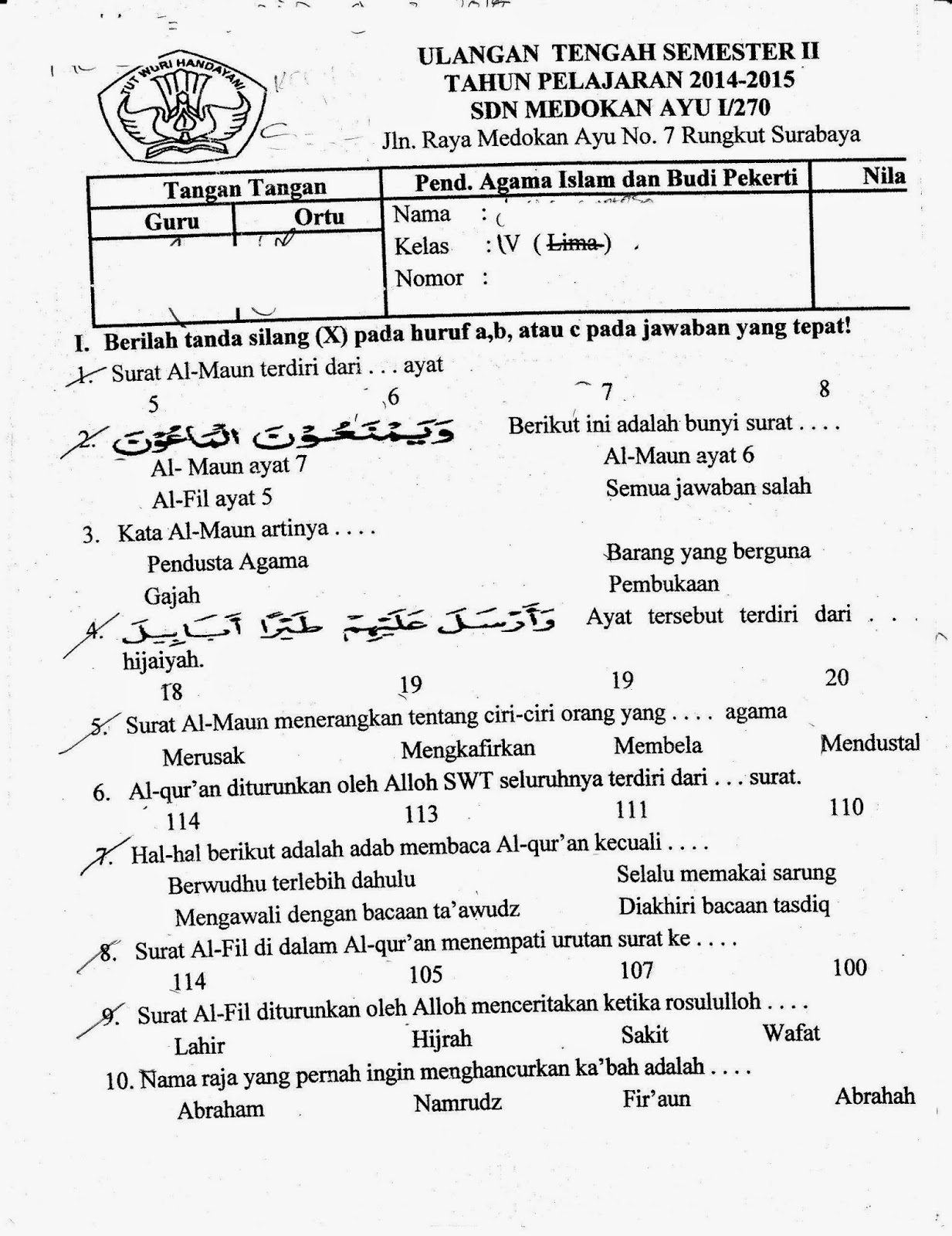 Terbukti 7 Rahasia Soal Agama Kelas 12 Semester 1 Beserta Jawaban yang Bikin Nilai Tinggi