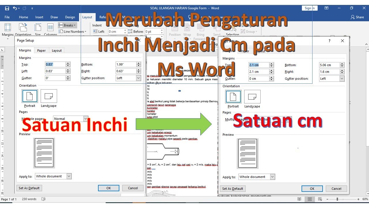 Terbukti Cara Cepat mengubah format inchi ke cm pada ms word Tanpa Ribet Sekarang