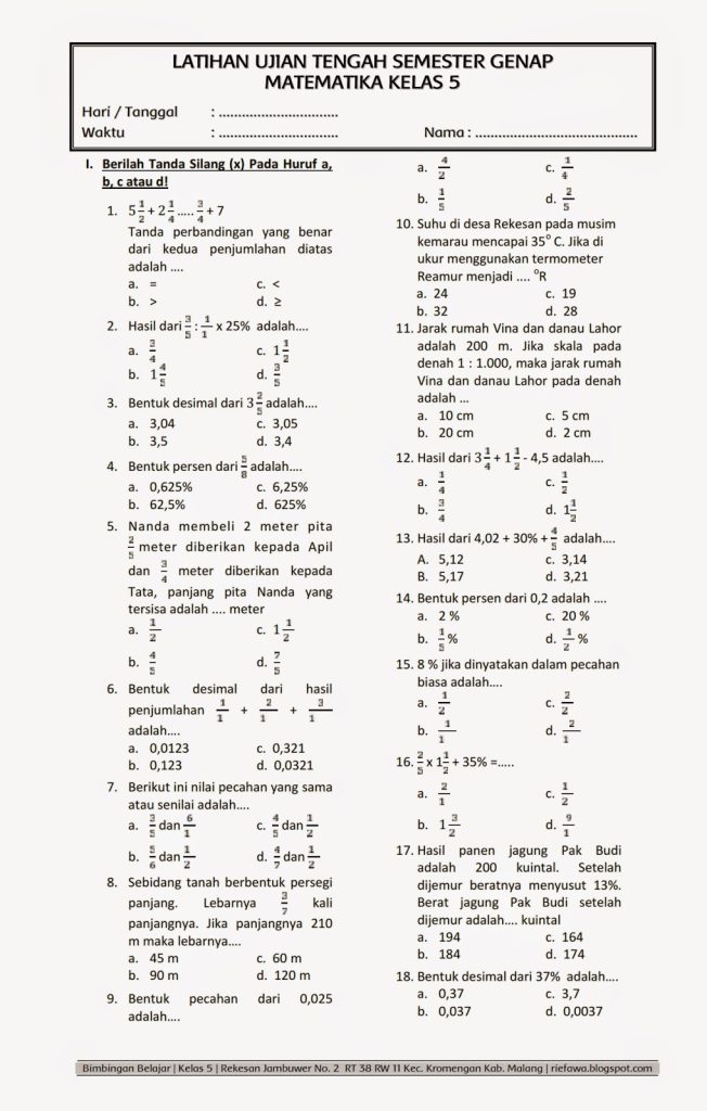 Ternyata Ini Cara Termudah Memahami Contoh Soal dan Jawaban FPB Kelas 4 Semester 2 yang Sering Bikin Bingung Ternyata Ini Cara Termudah Memahami Contoh Soal dan Jawaban FPB Kelas 4 Semester 2 yang Sering Bikin Bingung