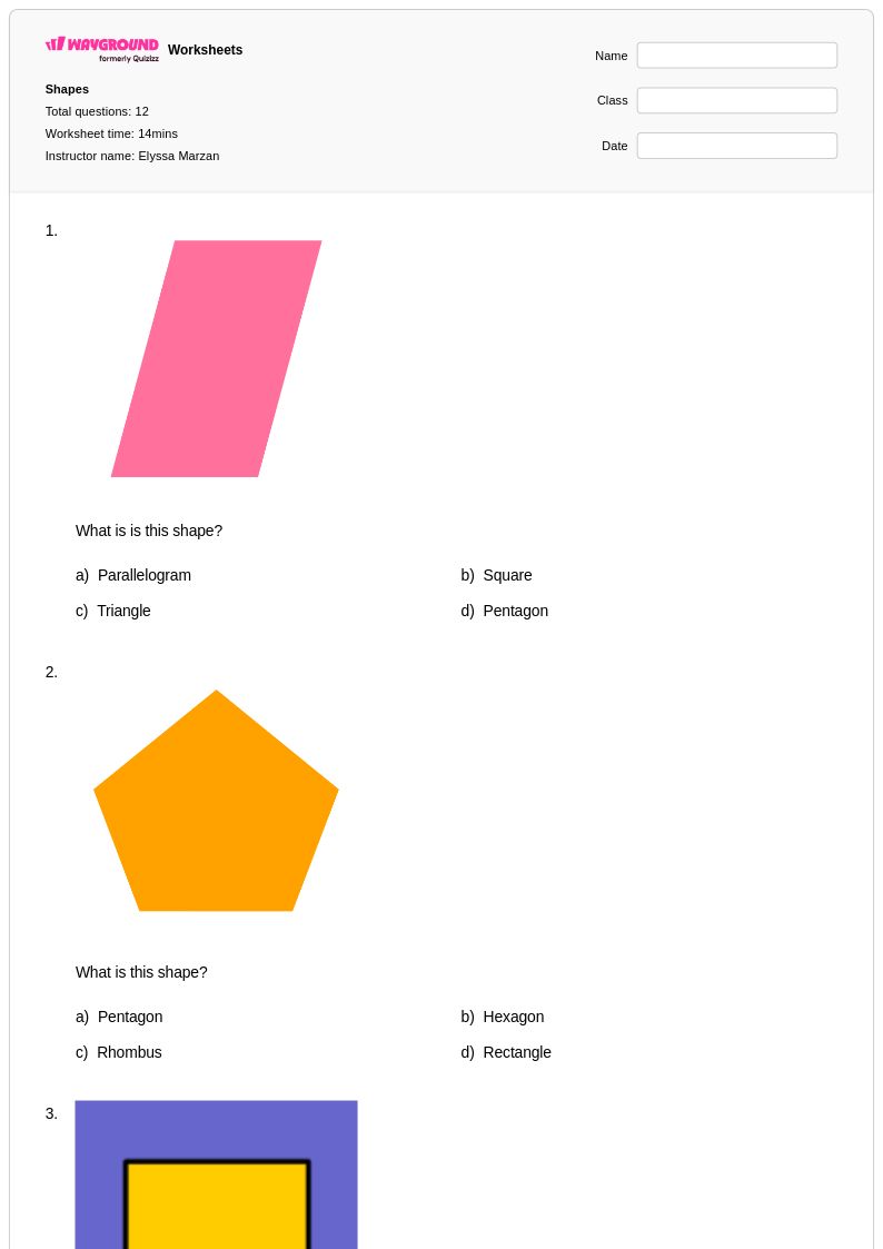 Ternyata Ini Rahasia Cara Cepat Menjawab Soal Bahasa Inggris Kelas 2 Tentang Shape