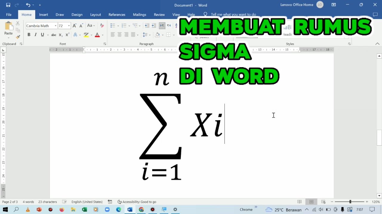 Ternyata Semudah Ini Cara Mencari Sigma di Word, Atasi Garis Merah Sebelum Terlambat Ternyata Semudah Ini Cara Mencari Sigma di Word, Atasi Garis Merah Sebelum Terlambat