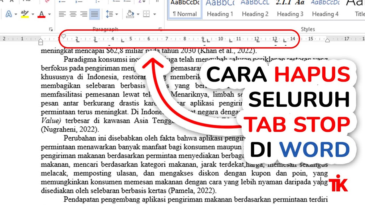 Ternyata Semudah Ini Cara Menghapus Left Tab di Word yang Bikin Dokumen Berantakan