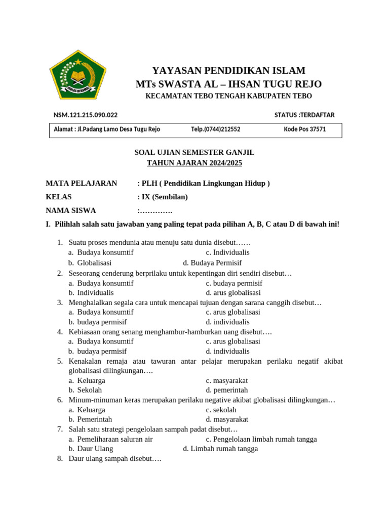 Wajib Tahu Bocoran Soal Tematik Kelas 6 Tema 4 UAS SD Agar Nilai Langsung Melejit Wajib Tahu Bocoran Soal Tematik Kelas 6 Tema 4 UAS SD Agar Nilai Langsung Melejit